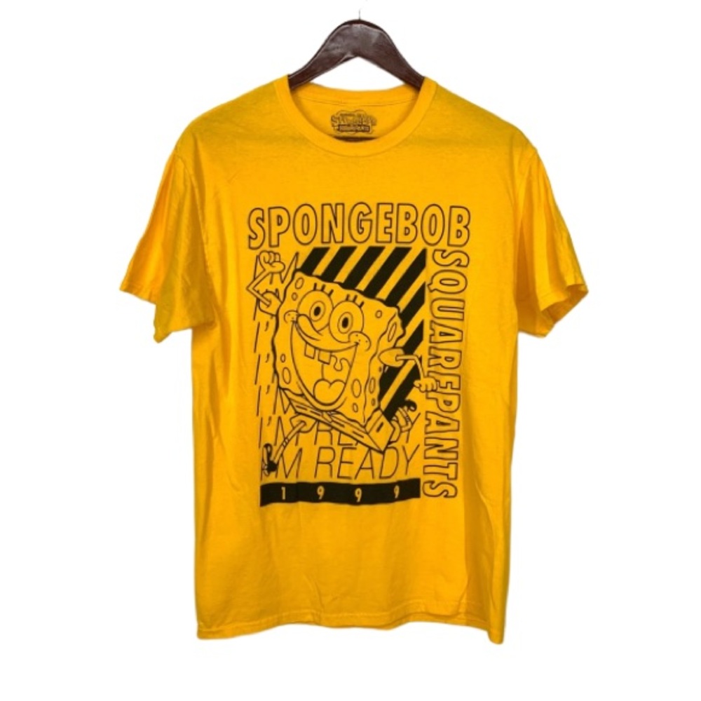 SpongeBob SquarePants 1999 Graphic Short Sleeve Crewneck Tee Yellow & Black